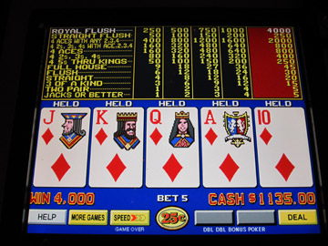 Bob's first ever DEALT royal, third royal of the trip