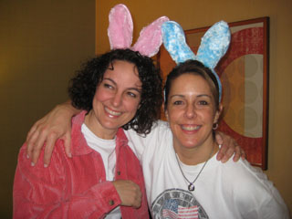 Easter Bunnies were everywhere, but none were cuter than this pair...