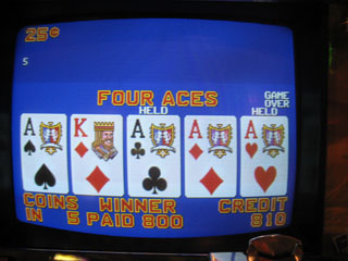 Must have been my first set of Aces of the trip...